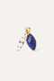 PDPAOLA Ginger Lapis Lazuli Single Gold Earring PG01-065-U