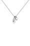 PDPAOLA Sugar Silver Necklace