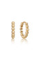 Ania Haie Gold Orb Huggie Hoop Earrings E045-03G