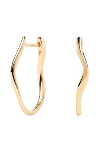 PDPAOLA Gold Selene hoops