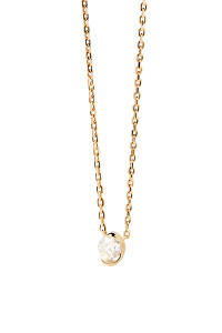 PDPAOLA Diamonds and gold Delia necklace