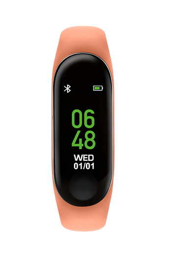 Tikkers Activity Tracker in Apricot TKS01 0001 Bijoux Collection