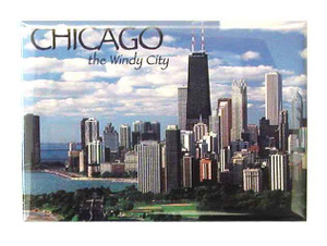 Chicago Windy City 3.5x2.5 Photo Magnet Chicago Windy City 3.5x2.5 Photo Magnet