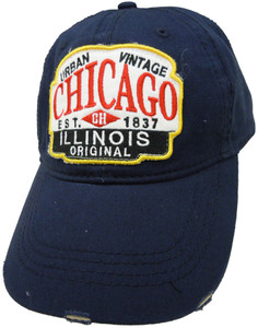 Vintage Chic Chicago Hat in Navy Blue Urban CH01 Vintage Chic Chicago Hat in Navy Blue Urban CH01