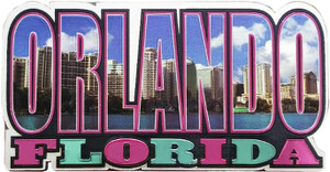 Orlando Foil Magnet Day Sky Photo Letters Set