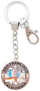 San Francisco Skyline Spinning Keyring San Francisco Skyline Spinning Keyring