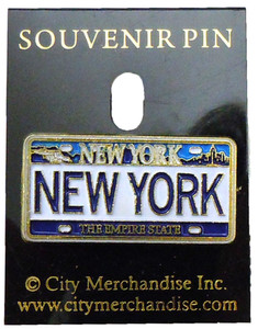 New York License Plate Lapel Pin - Classic and Stylish Accessory New York License Plate Lapel Pin - Classic and Stylish Accessory