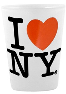 Frosted ILNY Shotglass with Unique Design - Perfect for Any Beverage