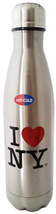 I LOVE NEW York stainless steel water bottle, with the famous I heart NY logo in the middle. I LOVE NEW York stainless steel water bottle, with the famous I heart NY logo in the middle.