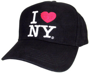 ILNY Black 6-Panel Hat