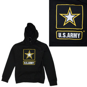 Black Embroidered US Army Sweatshirt Black Embroidered US Army Sweatshirt