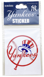 Yankees Red/White Circle Sticker Yankees Red/White Circle Sticker