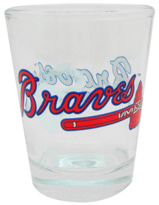 Atlanta Braves Clear Shotglass Atlanta Braves Clear Shotglass