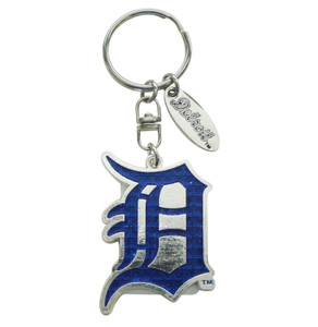 Detroit Tigers D Magic Glitter Keychain Detroit Tigers D Magic Glitter Keychain