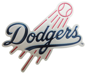 LA Dodgers Ball Foil Magnet LA Dodgers Ball Foil Magnet