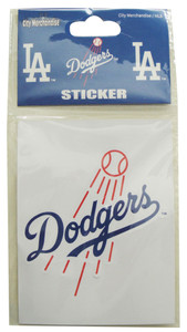 LA Dodgers Ball Sticker