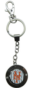 Mets Orange NY Spinning Keychain Mets Orange NY Spinning Keychain