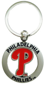 Phillies Cutout Red P Keychain Phillies Cutout Red P Keychain