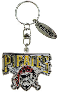 Pittsburgh Pirates Logo Magic Glitter Keychain Pittsburgh Pirates Logo Magic Glitter Keychain