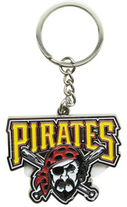 Pittsburgh Pirates 3MM Silver Keychain