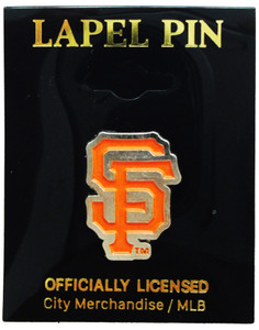 San Francisco Giants Orange SF Lapel Pin
