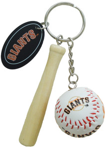 San Francisco Giants Ball with Bat Keychain