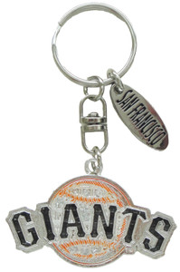 San Francisco Giants Logo Magic Glitter Keychain San Francisco Giants Logo Magic Glitter Keychain