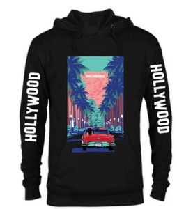 Hollywood Car & Palm Hoodies