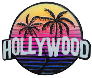 Hollywood Palm Trees Poly Magnet Hollywood Palm Trees Poly Magnet