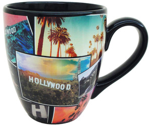 Hollywood Photo Collage Belly Mug