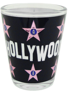 Hollywood Stars Foil Shotglass Hollywood Stars Foil Shotglass