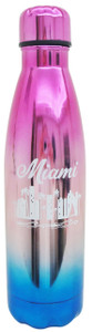 Florida Miami Pink and Blue Steel Waterbottle Florida Miami Pink and Blue Steel Waterbottle