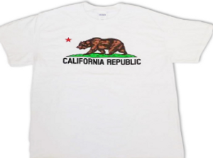 California Republic T-Shirt White California Republic T-Shirt White