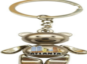 Atlanta Toy Bear Keyring Silver Atlanta Toy Bear Keyring Silver