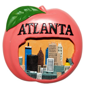 Atlanta Magnet Poly Peach Atlanta Magnet Poly Peach