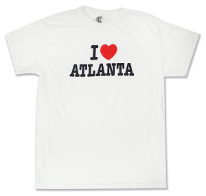 Atlanta White T-Shirts Atlanta White T-Shirts