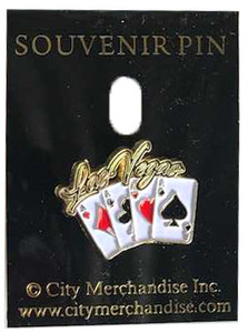 Las Vegas Casino Aces Lapel Pin Las Vegas Casino Aces Lapel Pin