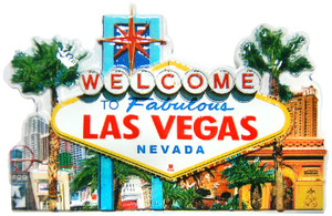 Las Vegas Magnet - Fabulous Welcome Poly Photo 3.59 Las Vegas Magnet - Fabulous Welcome Poly Photo 3.59