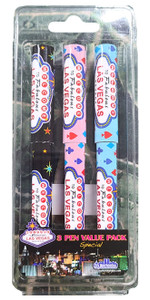 LV Value Pack 3-Piece Set: Assorted Point Pens with Mixed Design