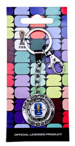FIFA WORLD CUP 2026 SPINNING KEYRING BLUE LOGO