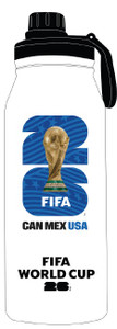 FIFA WORLD CUP 2026 WATER BOTTLE WHITE