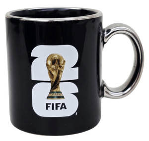 FIFA WORLD CUP 2026 BLACK MINI CUP WITH SILVER