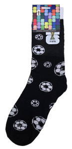 FIFA WORLD CUP 2026 SOCKS BLACK WITH SOCCER BALLS