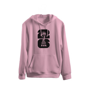 FIFA WORLD CUP 2026 EMBROIDERED HOODIE PINK
