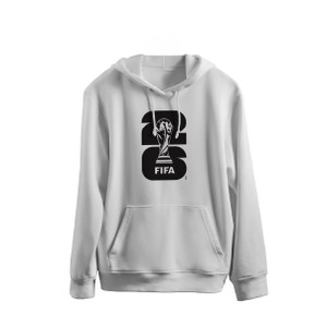 FIFA WORLD CUP 2026 EMBROIDERED HOODIE WHITE