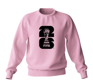 FIFA WORLD CUP 2026 EMBROIDERED SWEATSHIRT PINK