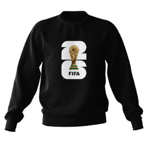 FIFA WORLD CUP 2026 BLACK CREWNECK WITH WHITE LOGO