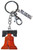 Philadelphia Liberty Bell Keyring with Diamond Tag and Clip