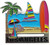 LA Vibes Sliding Magnet Set - Beach, Palm, Boat, Surfboard Designs
