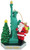 This beautiful New York themed Christmas Ornament features the Statue of liberty, a Christmas tree and Santa Clause. A beautiful New York souvenir and gift for people who miss or love New York.